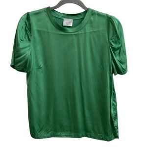 Anonyme Designers Short sleeve blouse top Size M 
Color Emerald